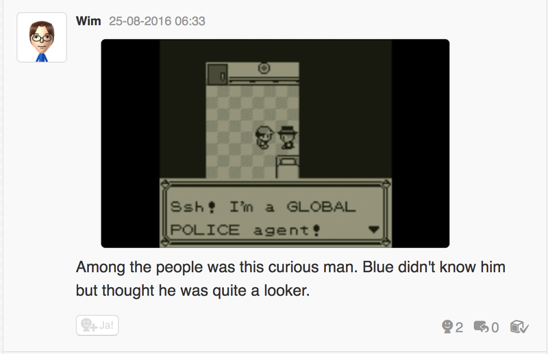 Illustration for article titled Let's play Pokemon Blue, Miiverse style part 4